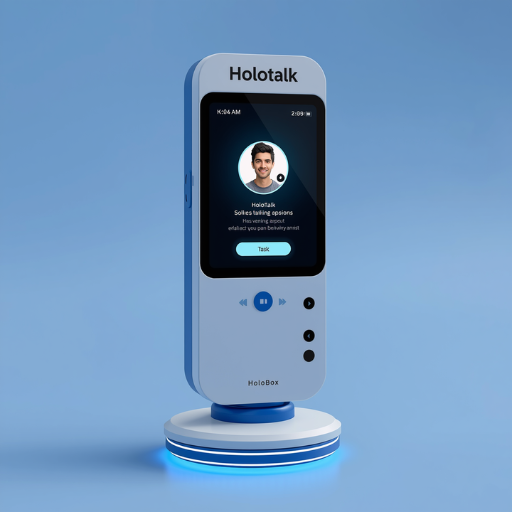 HoloTalk smart kiosk interface